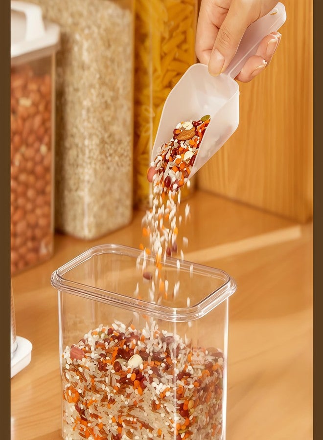 Komost Airtight Food Storage Canisters with Measuring Cup - Ideal for Cereal, Flour & Sugar | Kitchen Pantry Organization Containers, Dry Food Storage Canisters (2000ml) - Image 3